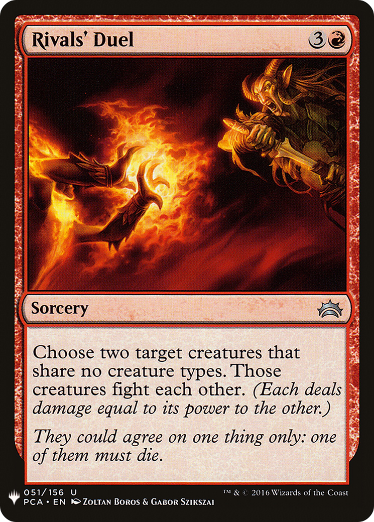 Rivals' Duel (LIST-PCA-51)