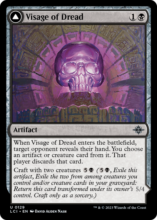 Visage of Dread // Dread Osseosaur (LCI-129)