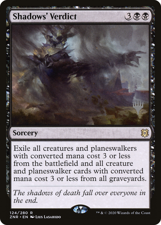 Shadows' Verdict (PPZNR-124P) (Foil)