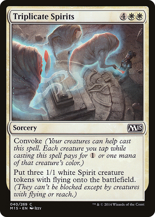 Triplicate Spirits (M15-040) (Foil)