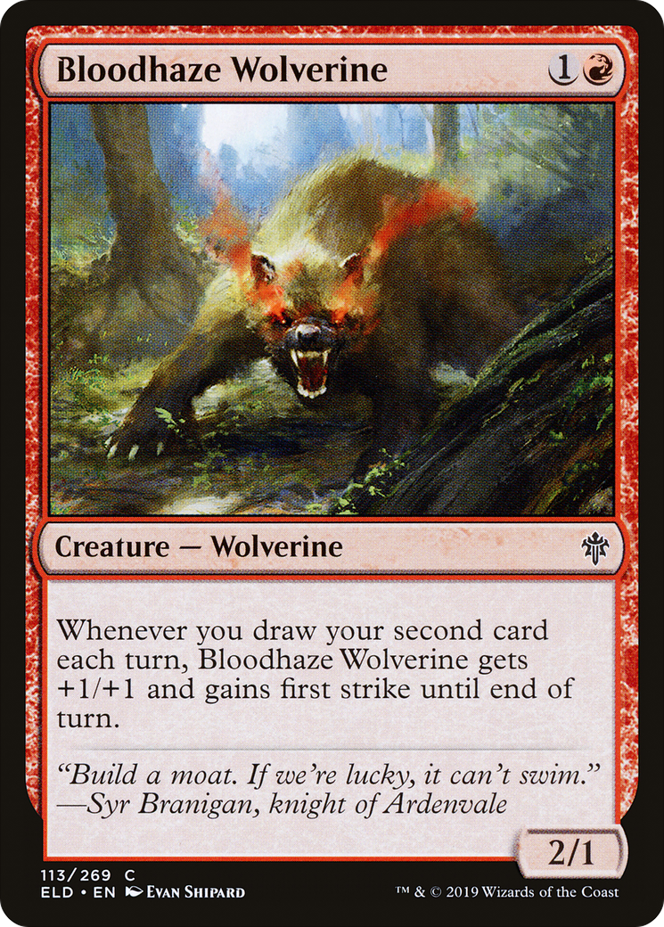Bloodhaze Wolverine (ELD-113) (Foil)