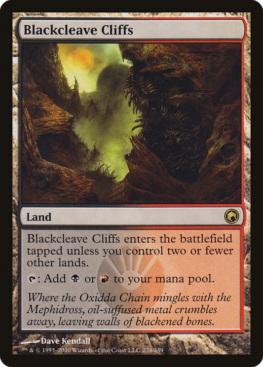 Blackcleave Cliffs (SOM-224) (Foil)