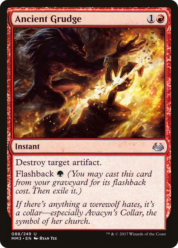 Ancient Grudge (MM3-088) (Foil)