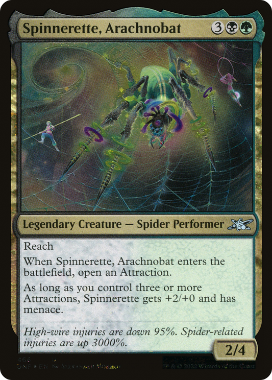 Spinnerette, Arachnobat (UNF-466) (Galaxy Foil)