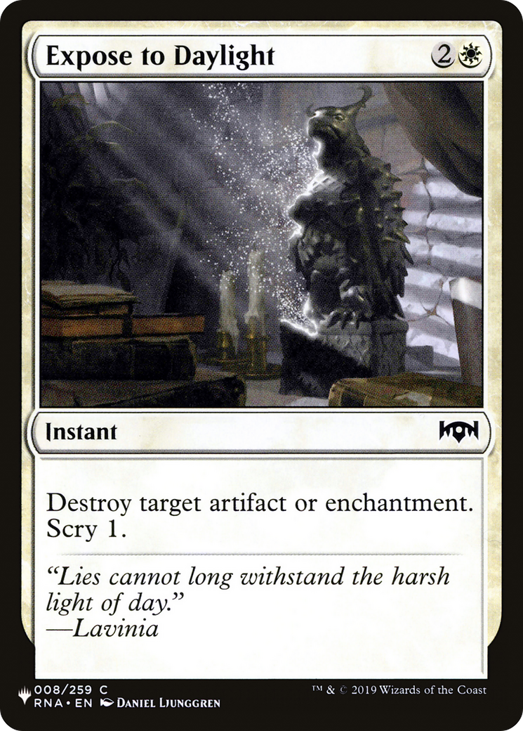 Expose to Daylight (LIST-RNA-8)