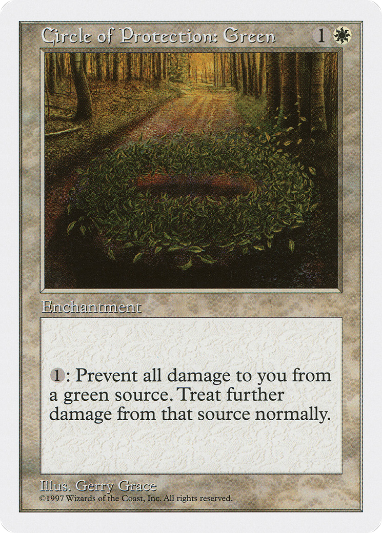 Circle of Protection: Green (5ED-019)
