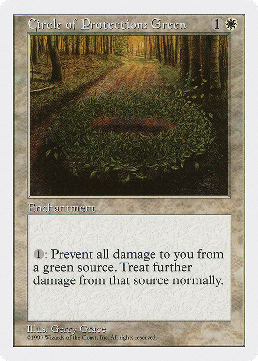 Circle of Protection: Green (5ED-019)