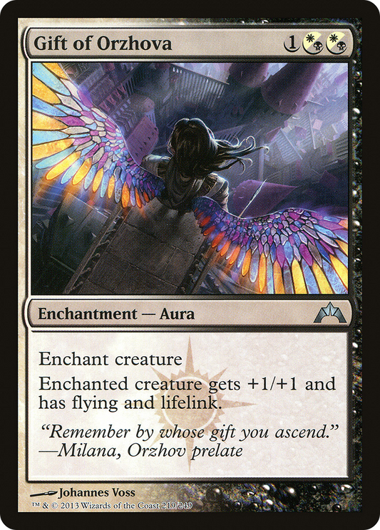 Gift of Orzhova (GTC-219) (Foil)