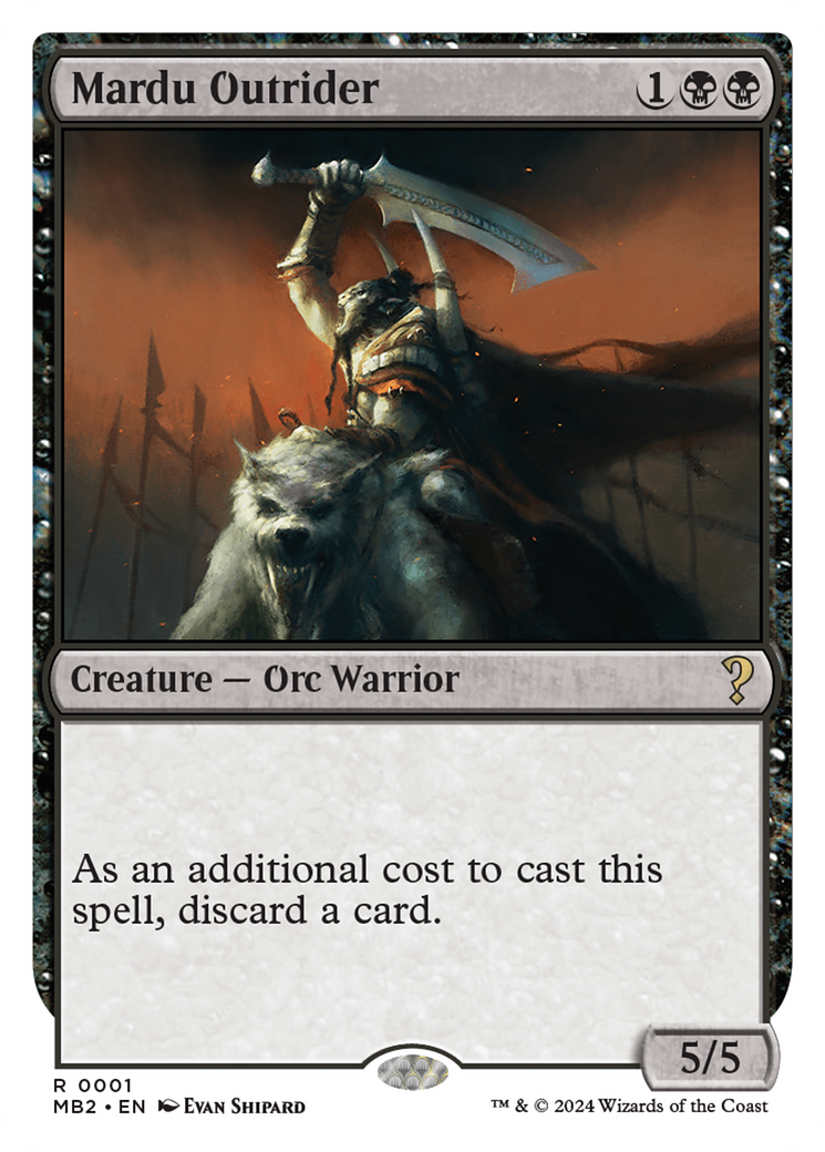 Mardu Outrider (MB2-001)