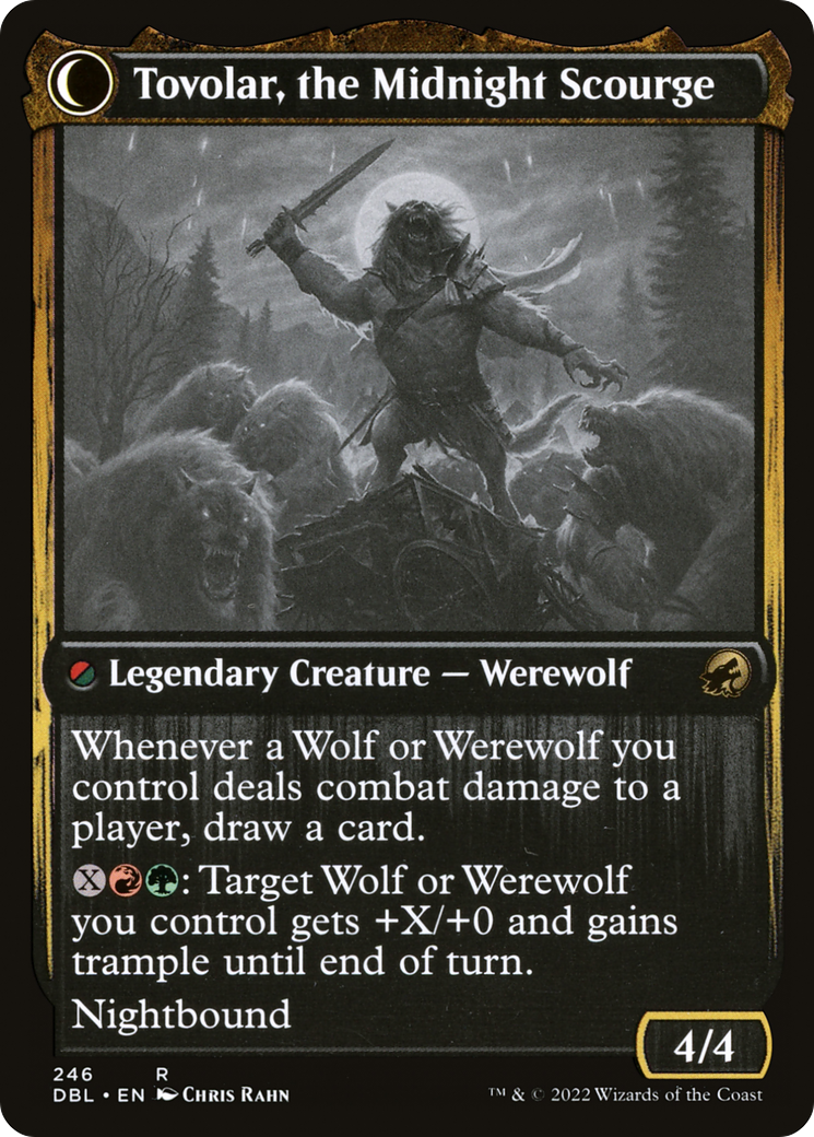 Tovolar, Dire Overlord // Tovolar, the Midnight Scourge (DBL-246)