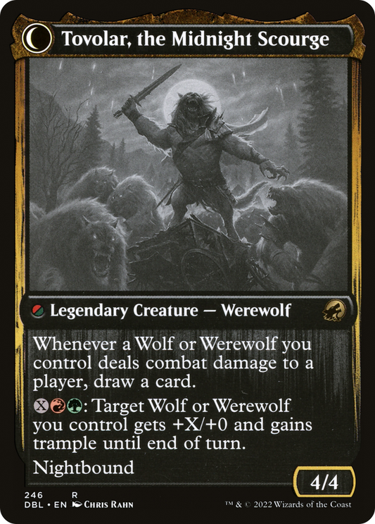 Tovolar, Dire Overlord // Tovolar, the Midnight Scourge (DBL-246) (Foil)