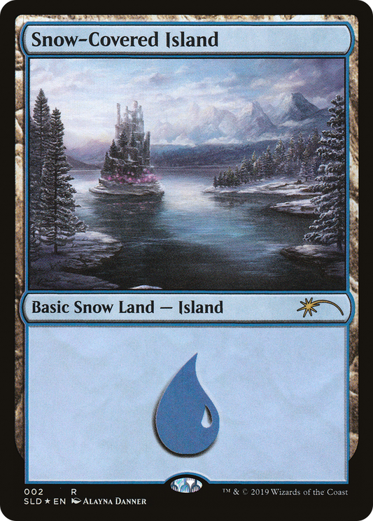 Snow-Covered Island (SLD-002) (Foil)