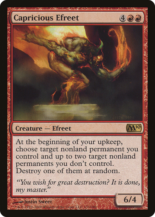 Capricious Efreet (M10-131) (Foil)