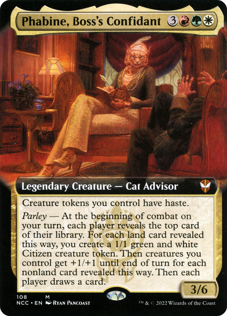 Phabine, Boss's Confidant (NCC-108) (Extended Art) (Foil)