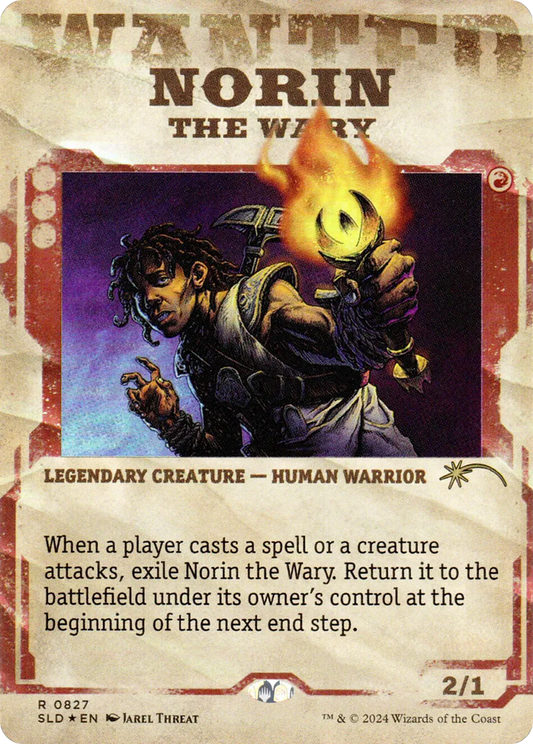 Norin the Wary // Norin the Wary (SLD-827) (Borderless) (Foil)