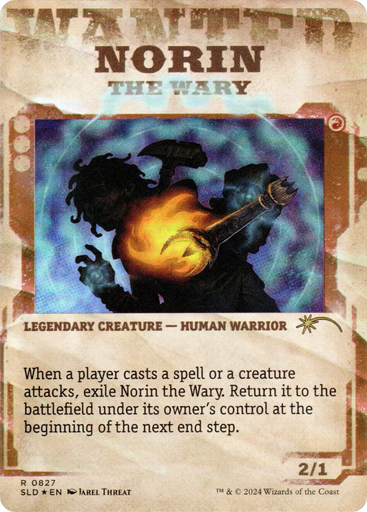 Norin the Wary // Norin the Wary (SLD-827) (Borderless) (Foil)