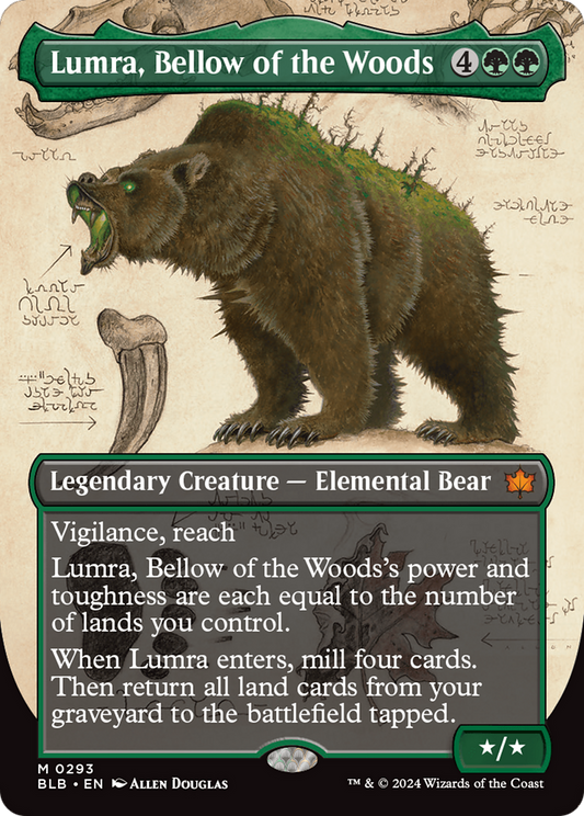 Lumra, Bellow of the Woods (BLB-293) (Showcase) (Borderless) (Foil)