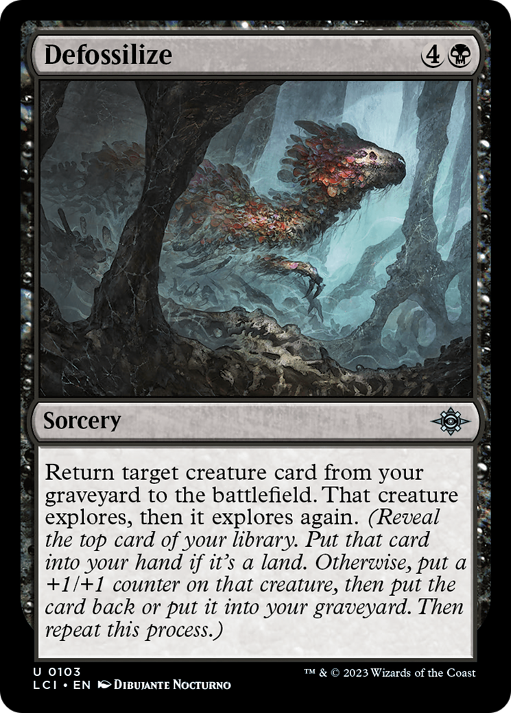Defossilize (LCI-103)