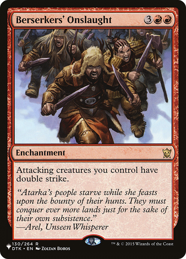 Berserkers' Onslaught (LIST-DTK-130)