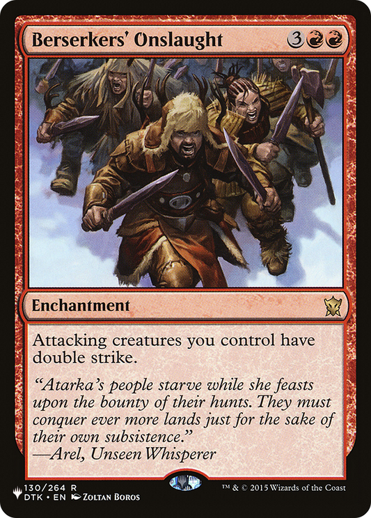 Berserkers' Onslaught (LIST-DTK-130)