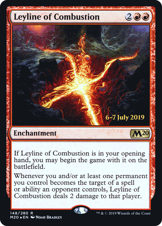 Leyline of Combustion (PRE-148S) (Foil)