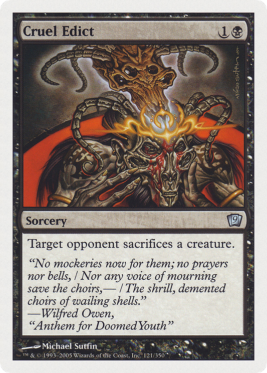 Cruel Edict (9ED-121)