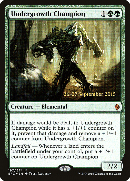Undergrowth Champion (PRE-197S) (Foil)