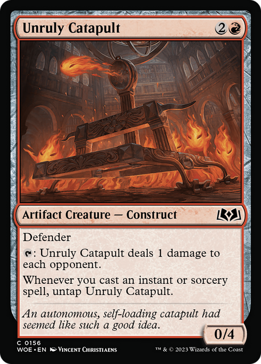 Unruly Catapult (WOE-156) (Foil)