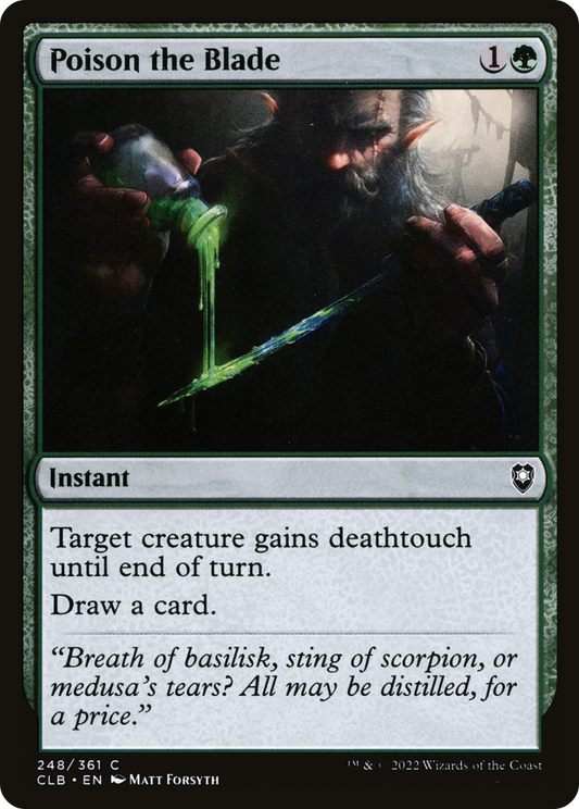 Poison the Blade (CLB-248) (Foil)