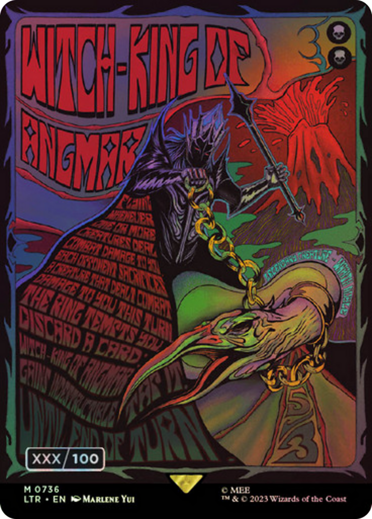 Witch-king of Angmar (LTR-736Z) (Borderless) (Foil) (Serialized)