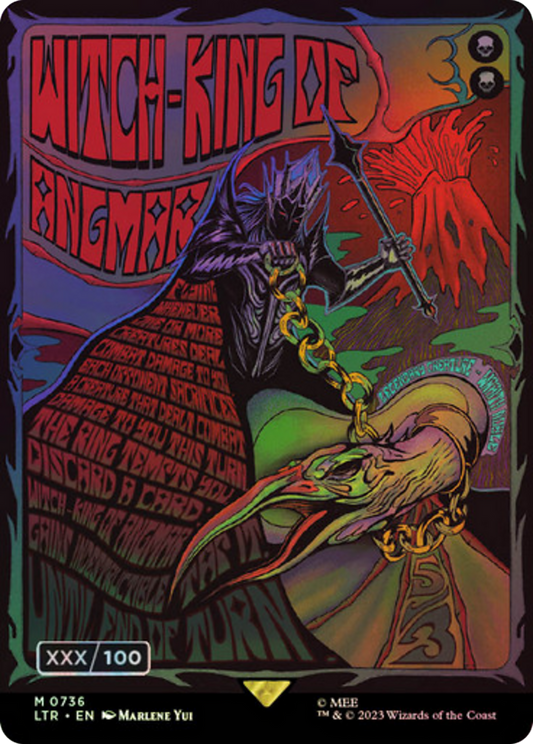 Witch-king of Angmar (LTR-736Z) (Borderless) (Foil) (Serialized)