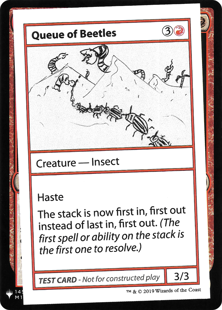 Queue of Beetles (CMB1-061)