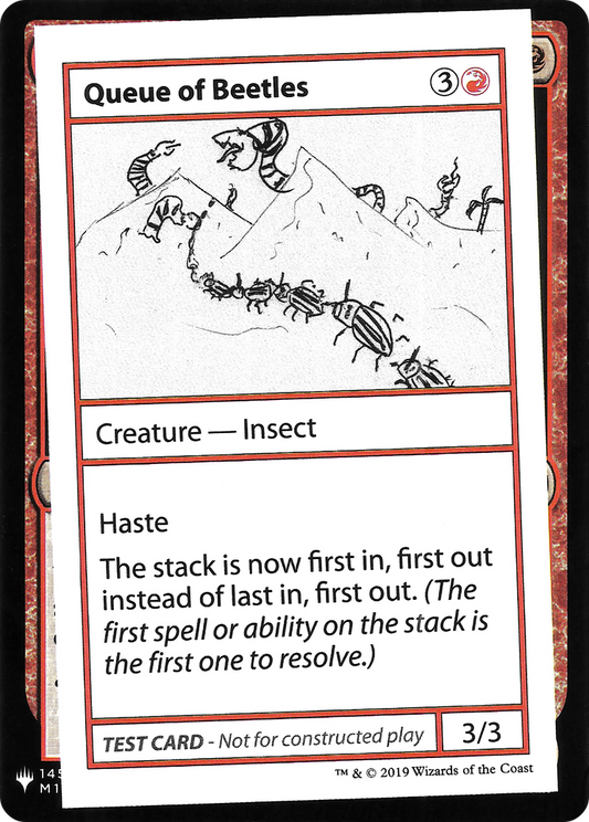 Queue of Beetles (CMB1-061)