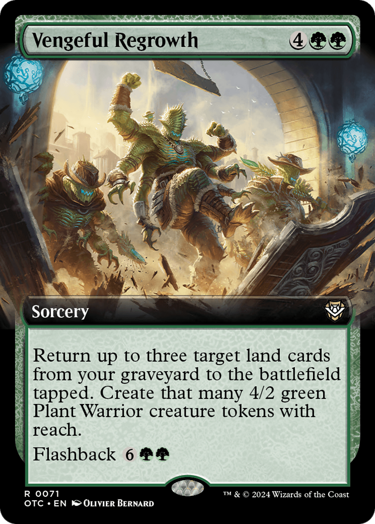 Vengeful Regrowth (OTC-071) (Extended Art)