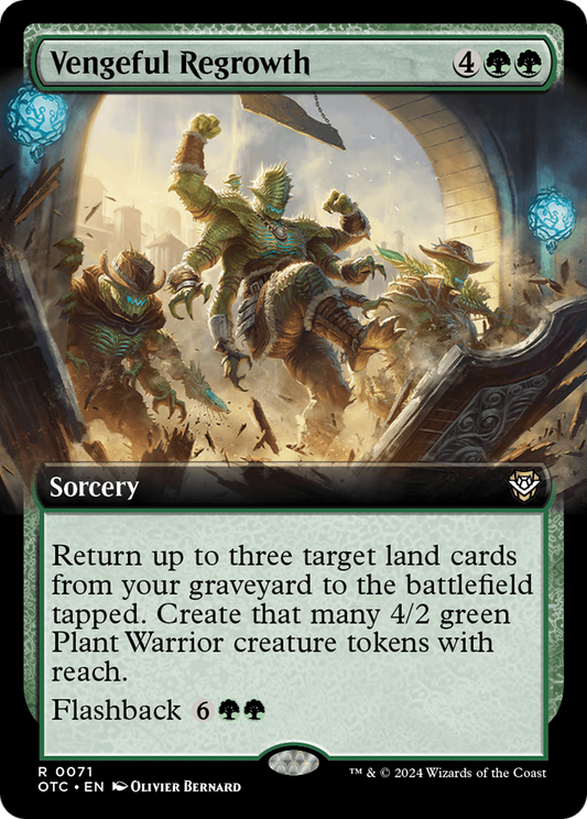 Vengeful Regrowth (OTC-071) (Extended Art)