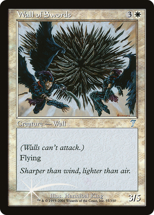 Wall of Swords (7ED-55★) (Foil)