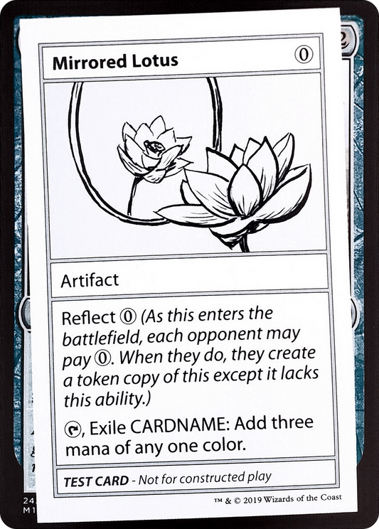 Mirrored Lotus (CMB1-107)