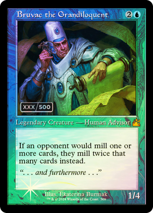 Bruvac the Grandiloquent (RVR-309Z) (Foil) (Serialized)