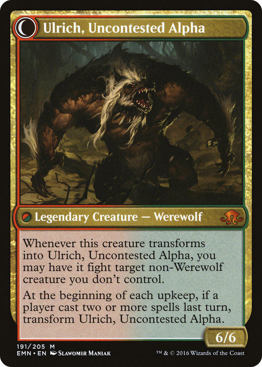 Ulrich of the Krallenhorde // Ulrich, Uncontested Alpha (EMN-191) (Foil)