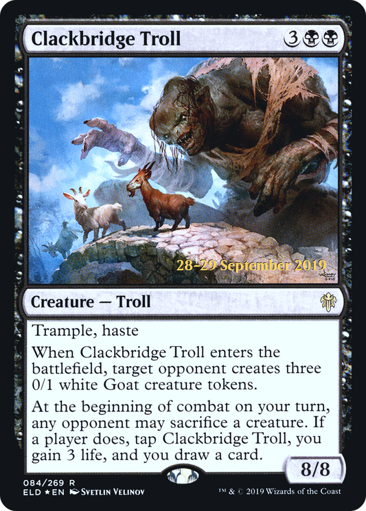 Clackbridge Troll (PRE-84S) (Foil)