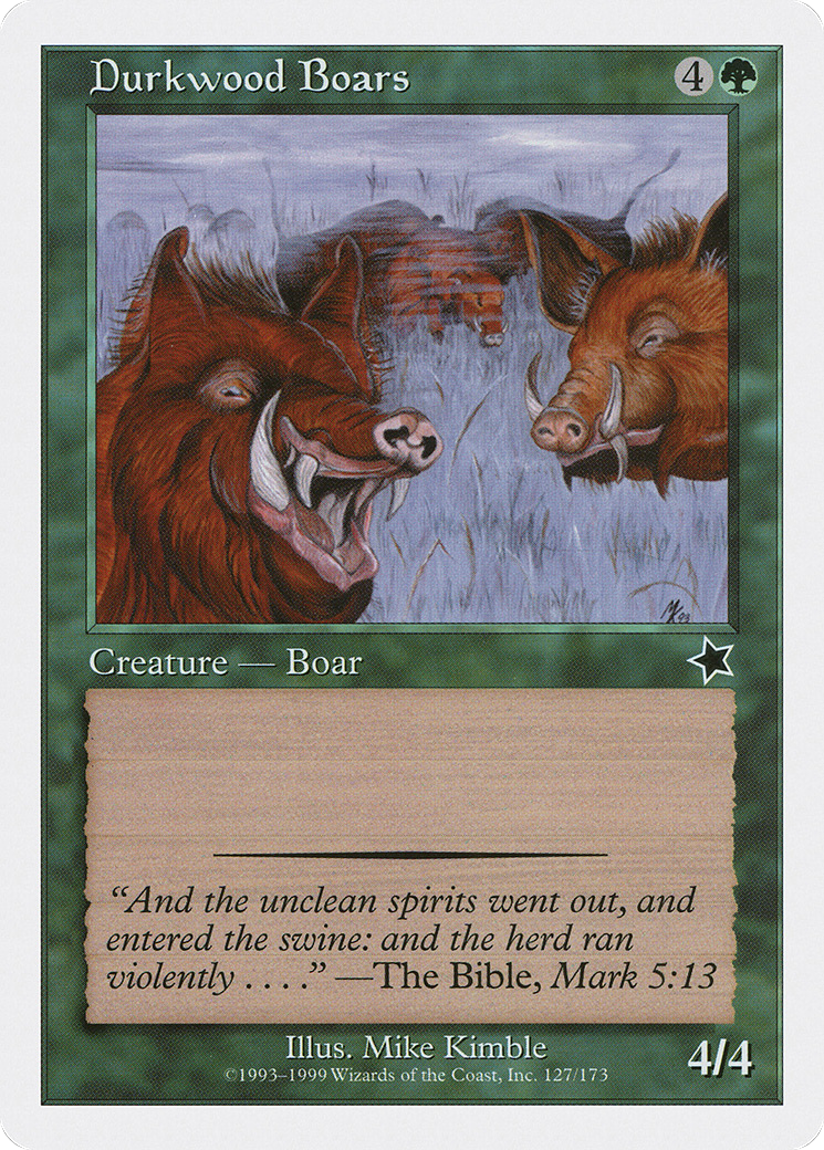Durkwood Boars (S99-127)