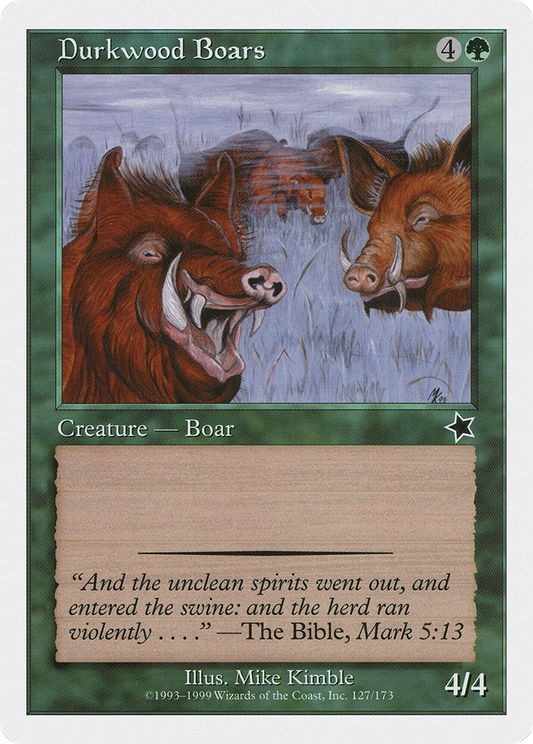 Durkwood Boars (S99-127)