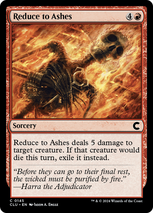 Reduce to Ashes (CLU-145)