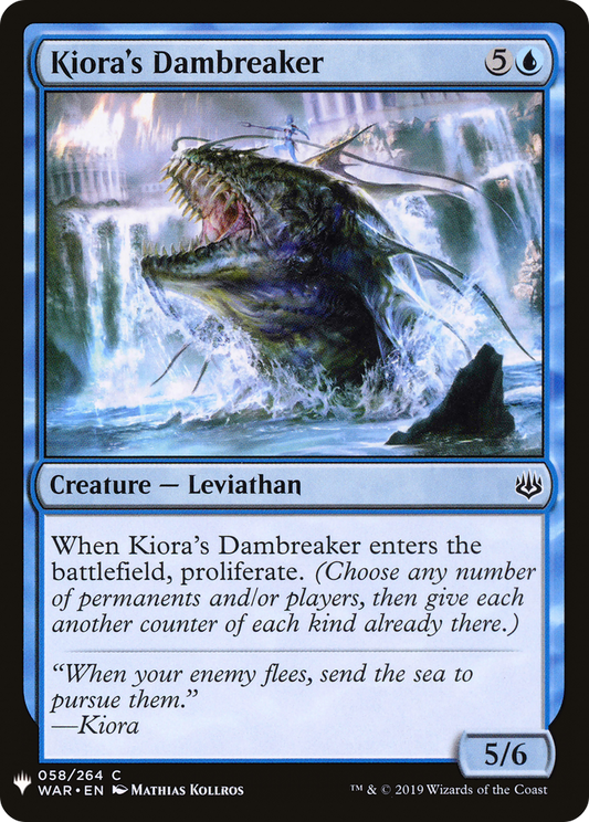 Kiora's Dambreaker (LIST-WAR-58)