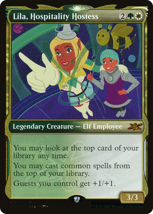 Lila, Hospitality Hostess (UNF-513) (Showcase) (Galaxy Foil)