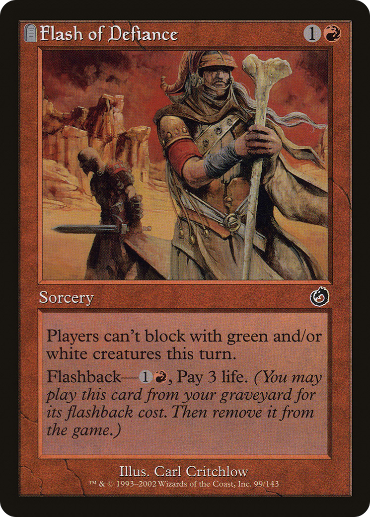 Flash of Defiance (TOR-099) (Foil)