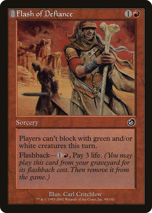 Flash of Defiance (TOR-099) (Foil)