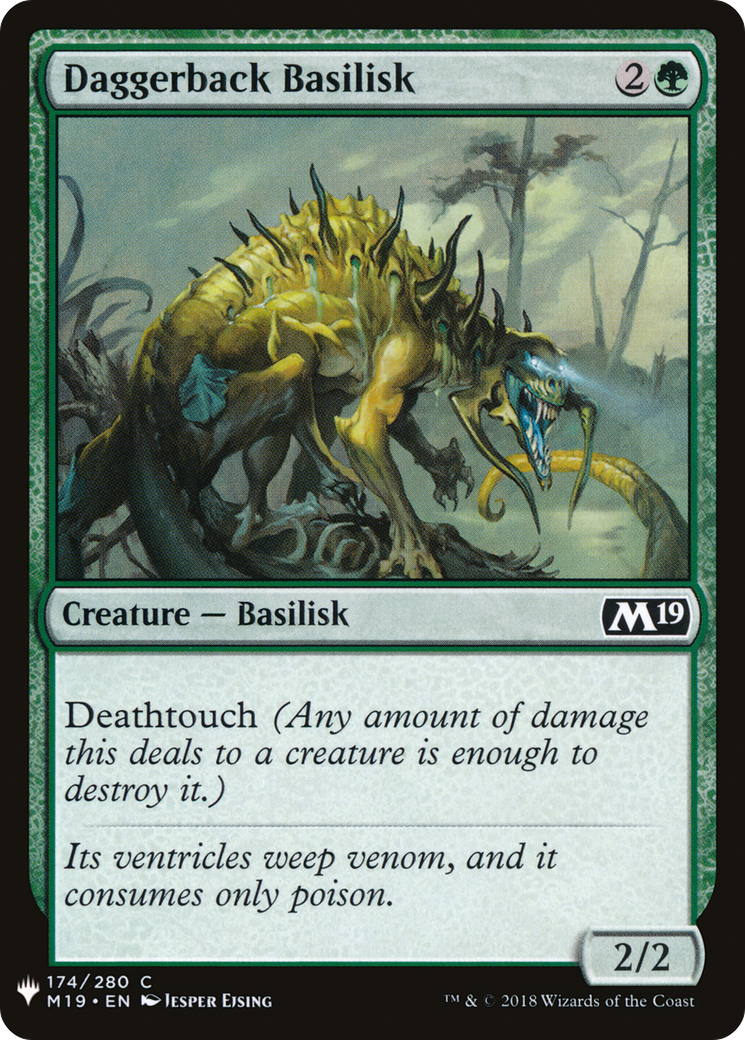 Daggerback Basilisk (LIST-M19-174)