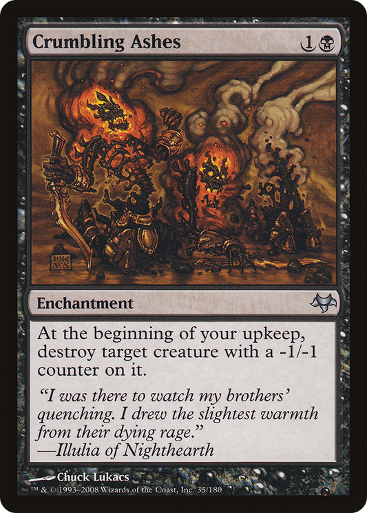 Crumbling Ashes (EVE-035) (Foil)