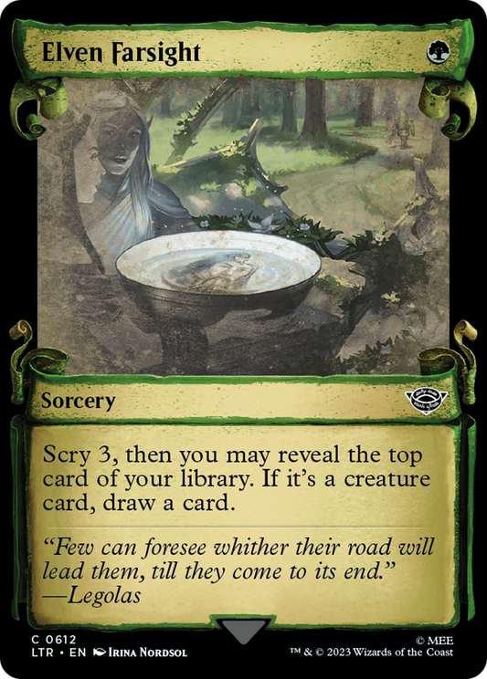 Elven Farsight (LTR-612) (Showcase) (Scroll) (Foil)